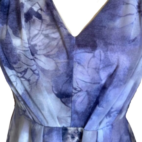 Simply Vera Vera Wang Floral Print Sleeveless Maxi Dress - Picture 7 of 11